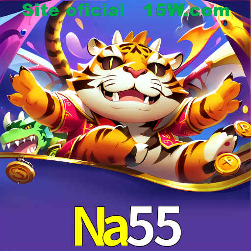 Imagem promocional da Na55 mostrando a plataforma e suas vantagens